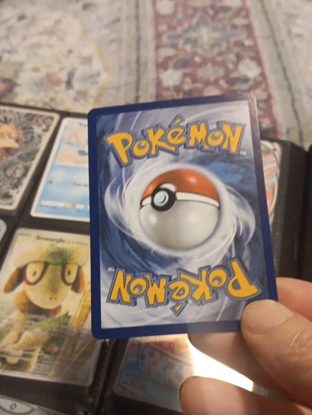 Dragonite Holographic Reptile Card - Blue